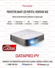 Proyector Smart LED Portátil ViewSonic M2e